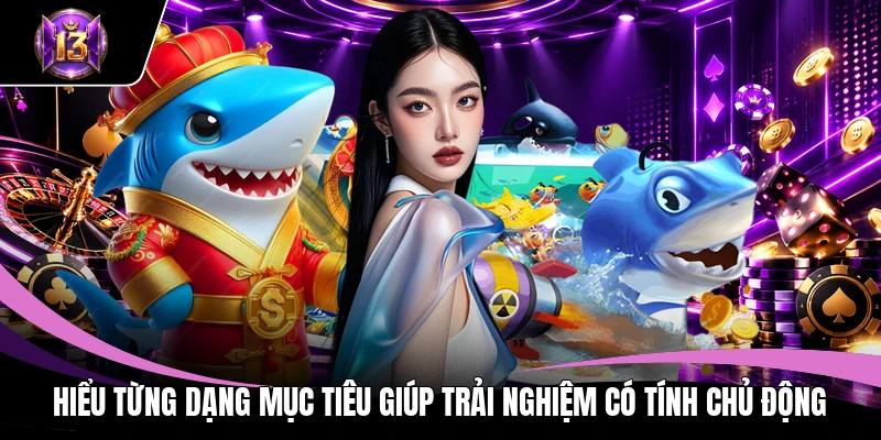 Bắn Cá Ngũ Long H13: Khám Phá Cơ Chế Săn Thưởng Hấp Dẫn 3 Hiểu từng dạng mục tiêu giúp trải nghiệm có tính chủ động